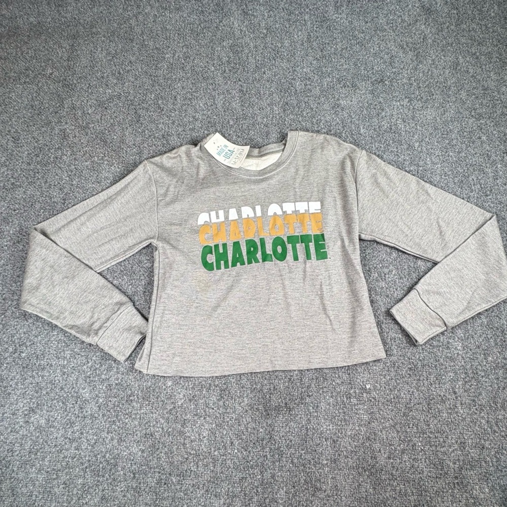 UNC Charlotte‎ 49ers Crop Sweatshirt Women S Gray Collegiate USA U-Trau Caitlin